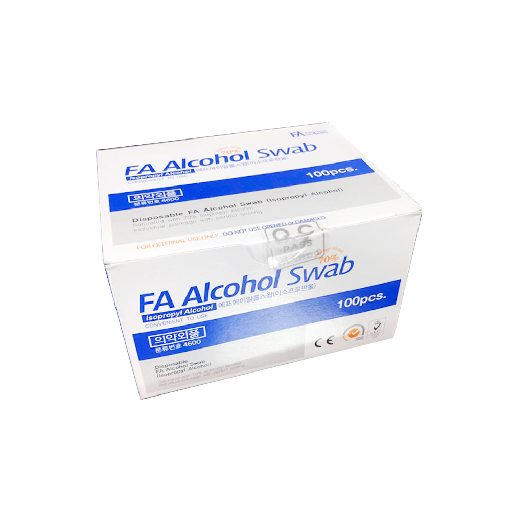 FA 알콜 스왑 이소프로판올 알콜솜 1박스 100매